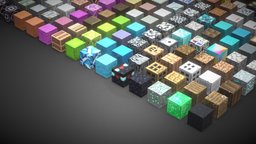 Minecraft Block Assets block, blocks, minecraftmodels, minecraft-models, low-poly, game, minecraft, 3d, 3dsmax, 3dsmaxpublisher, lowpoly
