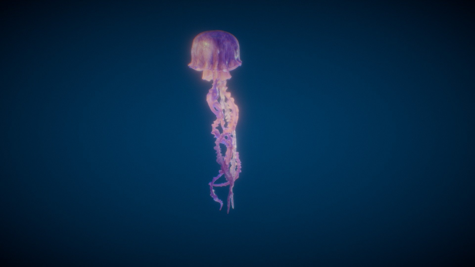 Jellyfish animated. ready for games.