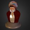 Indian Maharaja media, broadcast, statue, planitpro, render, 3d, blender, human, modelling
