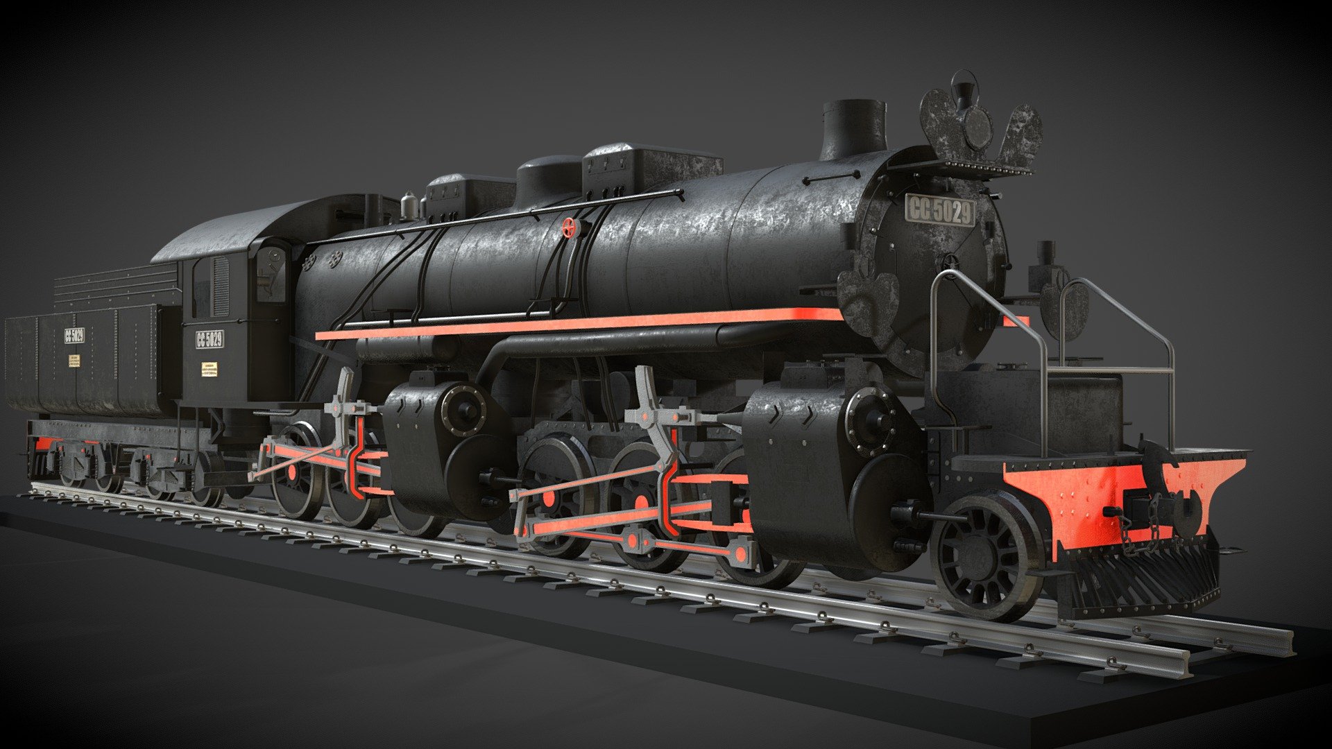 Indonesian SS1600 class, later renamed as CC50

CC50 steam locomotive is the sixth generation Mallet type locomotive operating in Indonesia. This locomotive was purchased by the Staats Spoorwegen (SS) railway company of 30 from two different factories. 14 CC50 locomotives purchased from Werkspoor (Dutch) and 16 CC50 locomotives purchased from SLM / Schweizerische Lokomotiv und Maschinenfabrik Winterthur (Switzerland) factory. CC50 locomotive was imported in 1927 - 1928.

Of the 30 CC50 locomotives, currently 3 units are CC50 01, CC50 22 and CC50 29 locomotives. CC50 01 locomotive is on display at Museum Transportasi, Taman Mini Indonesia Indah (Jakarta). CC50 22 locomotive is on display at Utrecht Museum (Netherlands). CC50 locomotive 29 is on display at Ambarawa Museum (Central Java).

3D model created in Sketchup &amp; Blender

references:

https://heritage.kai.id/page/Lokomotif%20CC50

https://id.wikipedia.org/wiki/Lokomotif_CC50

https://www.nienoordspoorwegen.nl/materieel/47-loc-1622