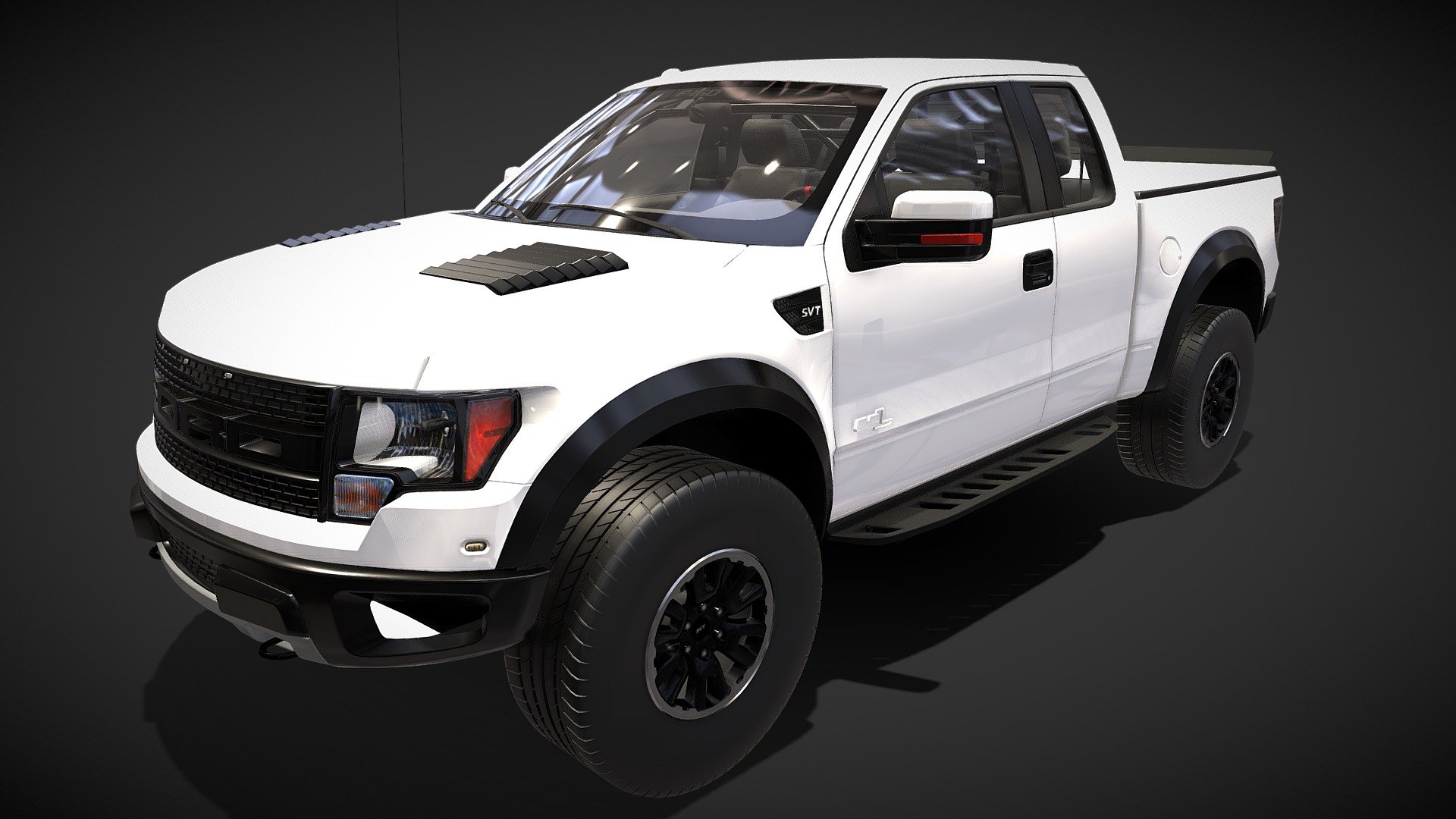 This highly detailed model features accurate dimensions and proportions, making it perfect for a wide range of projects, including games, animations, and architectural visualization. All materials are included, so you can start using the model in your favorite game engine right away.

Features:
Fully PBR textured
Accurate dimensions and proportions
All materials included
Ready to use in your favorite game engine

Get your Ford Raptor F-150 3D model today and start creating!
