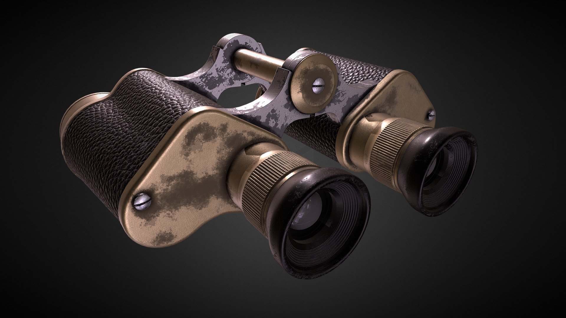 Mid/High Poly Kershaw Binoculars model Bino Prism No2 MKII (with some modifications)