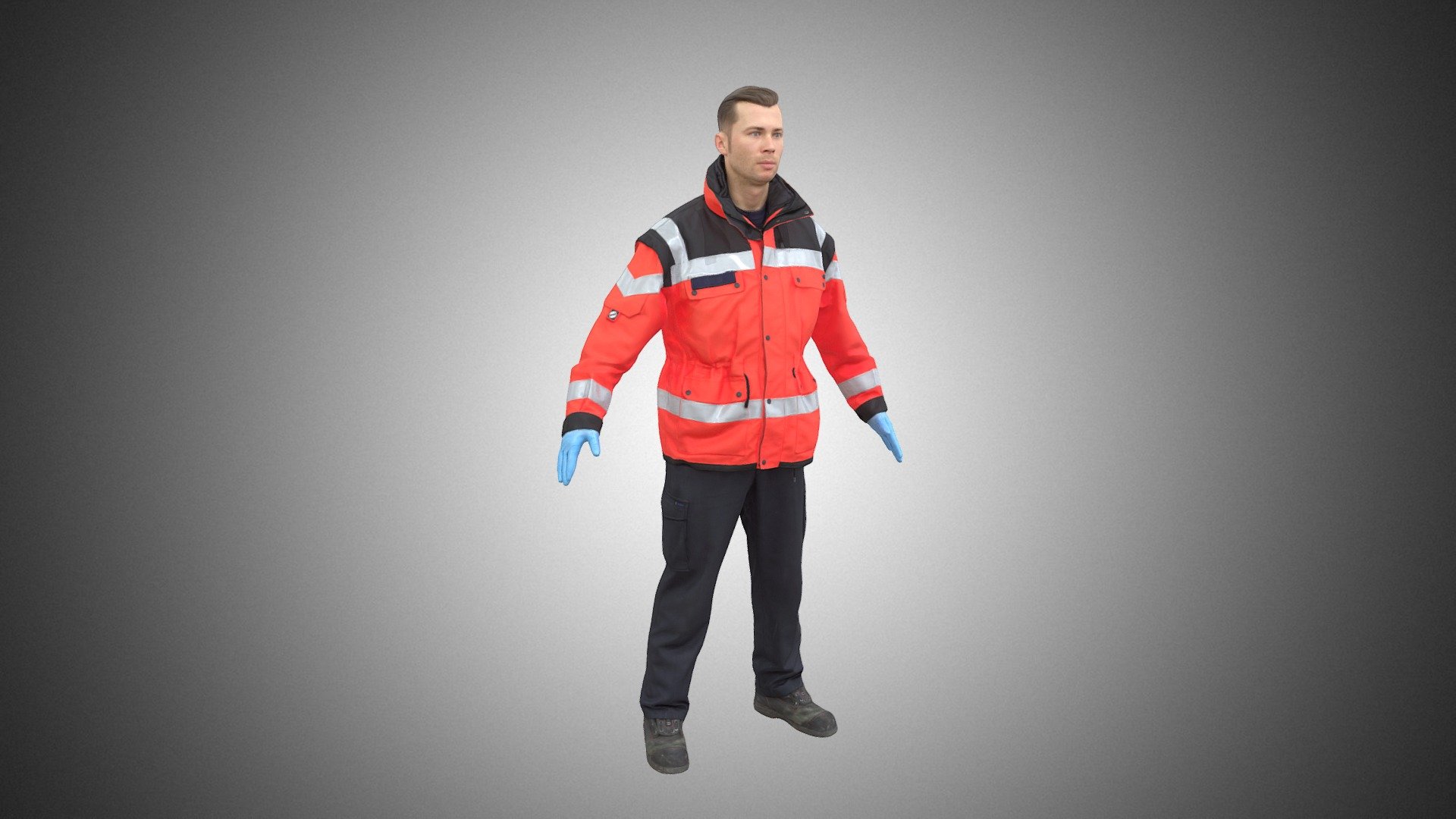 3D Fullbodyscan Human Male Firefighter Ambulance




Retopo Quadmesh

8K PBR-Textures (Diffuse, Roughness, Metalness, Normal, SSS)

Real World Scale

A-Pose

manually optimized

3D-ScanService: www.optimission.de

NoAI: This model may not be used in datasets for, in the development of, or as inputs to generative AI programs.

Download AccuRig for free here: https://actorcore.reallusion.com/auto-rig


AccuRIG