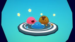 Slimerancher Fanart fanart, cute, painted, puddle, park, pink, stars, star, slime, kawaii, outline, honey, gradient, aesthetic, rancher, cutesy, slimes, slimerancher, substancepainter, painter, maya, handpainted, cartoon, photoshop, hand, plort, monomi, monomipark