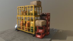Gaz Propane bottle Cage scene, drink, crate, cage, urban, morocco, store, market, arabic, metal, tank, box, coca-cola, traditional, dusty, gaz, sidewalk, propane, props-assets, lambert, curb, props-game, gz, car, city, street, bottle, noai, laayoune, grillage, bouta, lywn, mgrb, hnwt