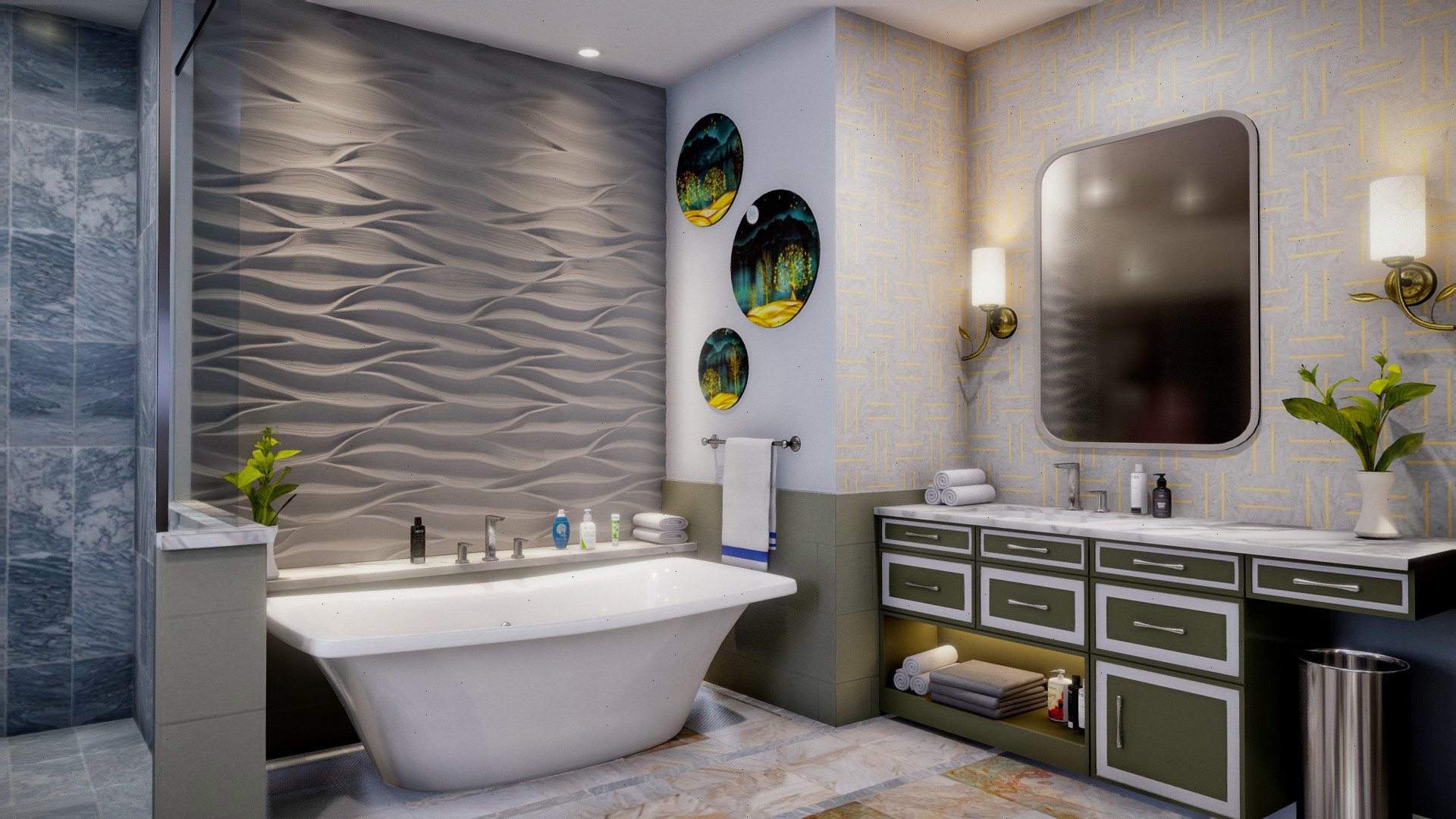 working on concept of virtul showroom.
modeling texturing &amp; baking in blender.