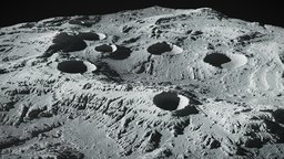 Moon Landscape - (World Machine) (5) world, planet, moon, terrain, lunar, future, mountain, sand, star, crater