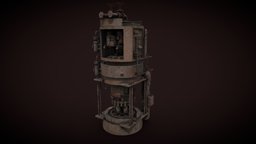 Rusted machinery device valve, pipe, turbine, pump, machinery, motor, boiler, equipment, hardware, engine, compressor, separator, industrial
