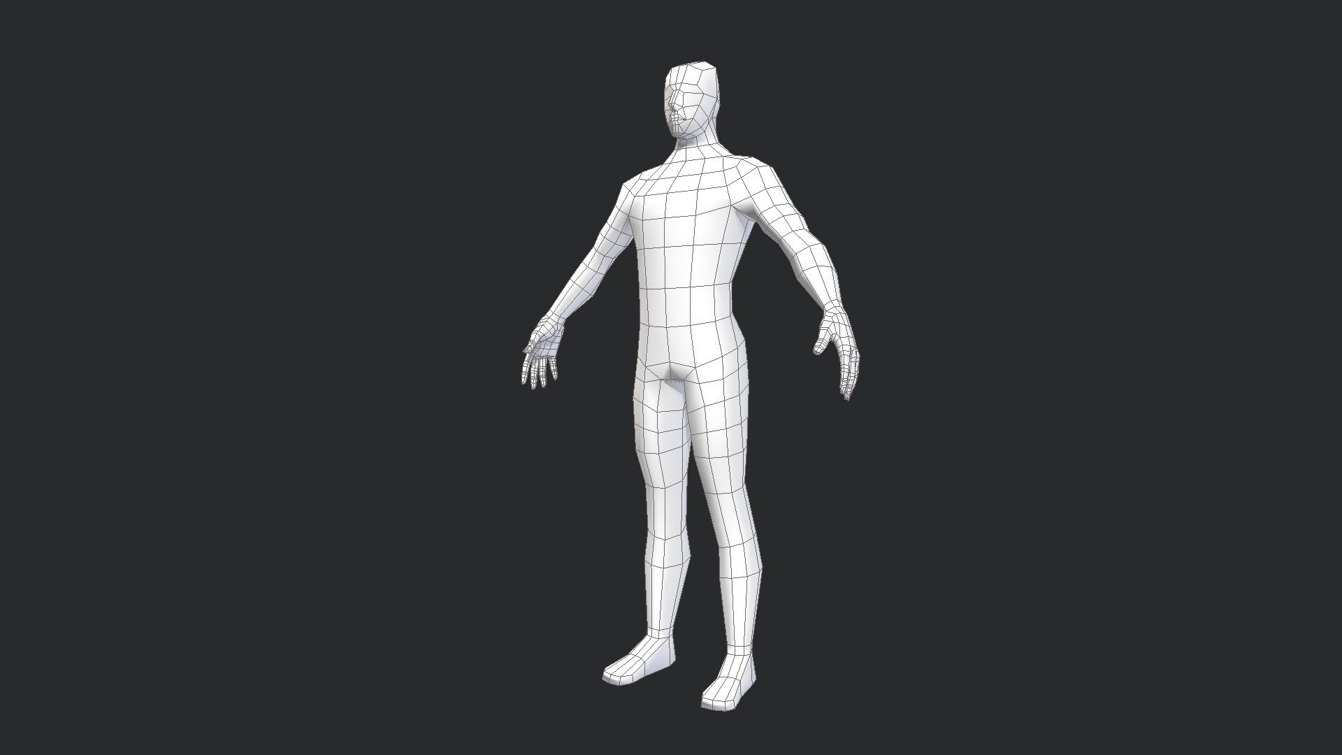 Created as a base for sculting, figured i'd upload it for free to save anyone wanting something similar some time! 

Head - https://creazilla.com/nodes/65527-basic-head-mesh-3d-model
Hands - https://sketchfab.com/3d-models/hand-low-poly-d6c802a74a174c8c805deb20186d1877