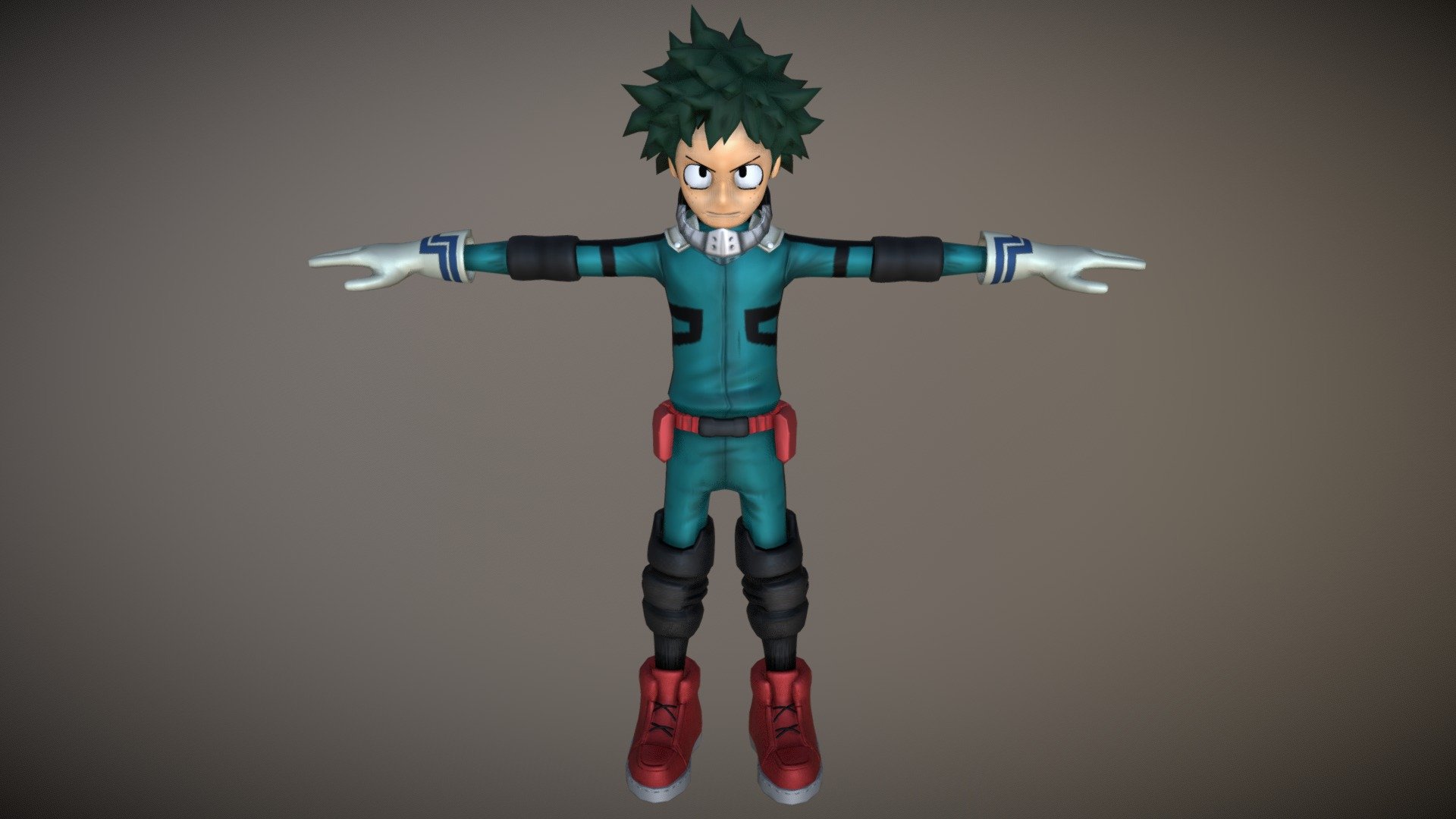 The main character from My Hero Academia.
Izuku Midoriya.
Made in Maya, Zbrush.

Please support me by buying the model, so I can improve and make more! You can find other models of the anime down below.
Bakugo Katsuki : https://sketchfab.com/models/e976bae6e7534f7ca74f3fb4f4700bc5?ref=related

Shoto Todoroki :  https://sketchfab.com/models/fe085910e0804e1387ceec0763dd5fc5

It’s easy to use! Do download the FREE AccuRIG auto-rigging tool: https://actorcore.reallusion.com/auto-rig


AccuRIG