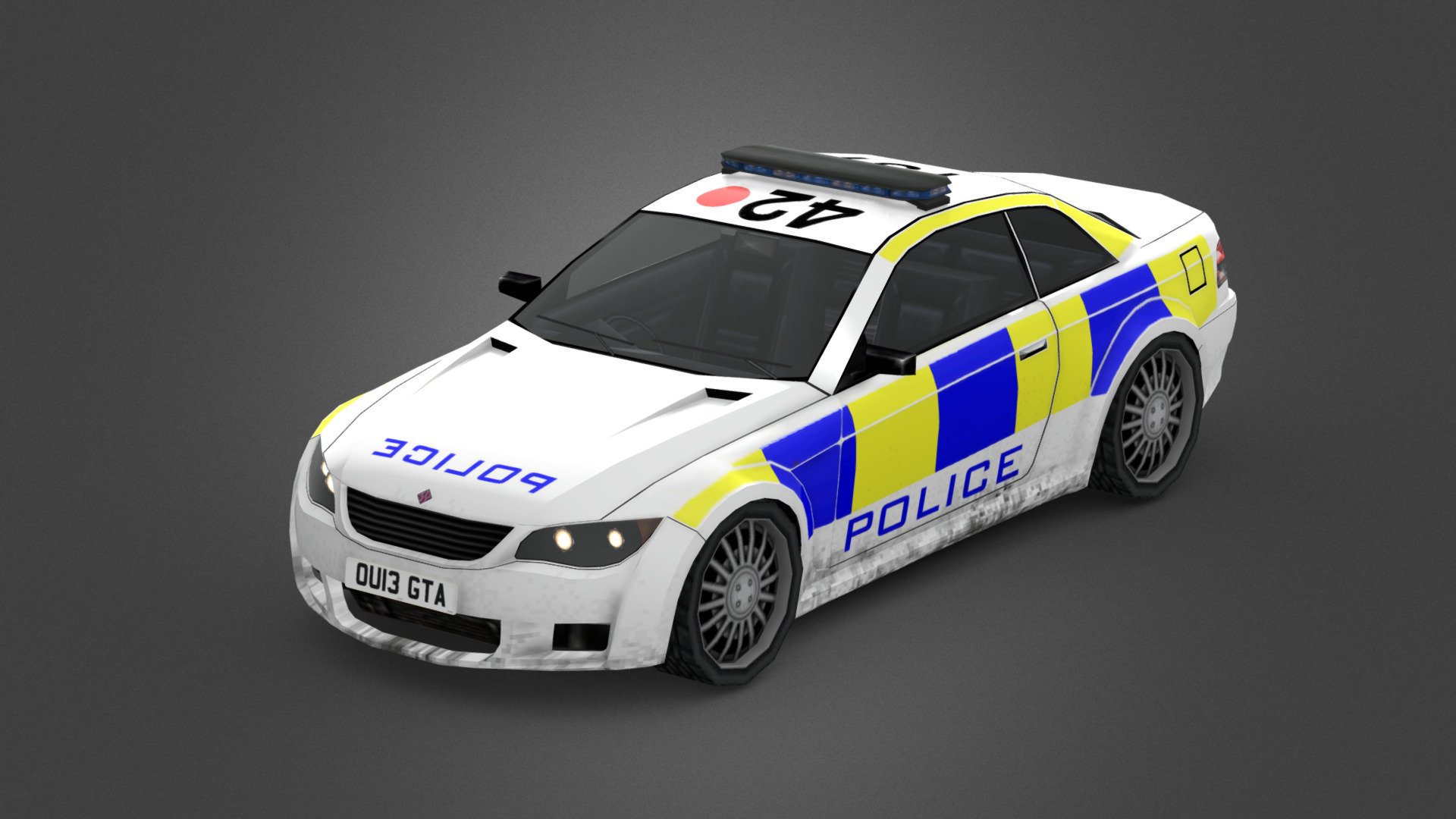 Ubermacht Sentinel XS from GTA V remodelled to fit the style of GTA SA using Blender and Photoshop.
Modified to a British police car with livery, right-hand-drive and UK style lightbar.