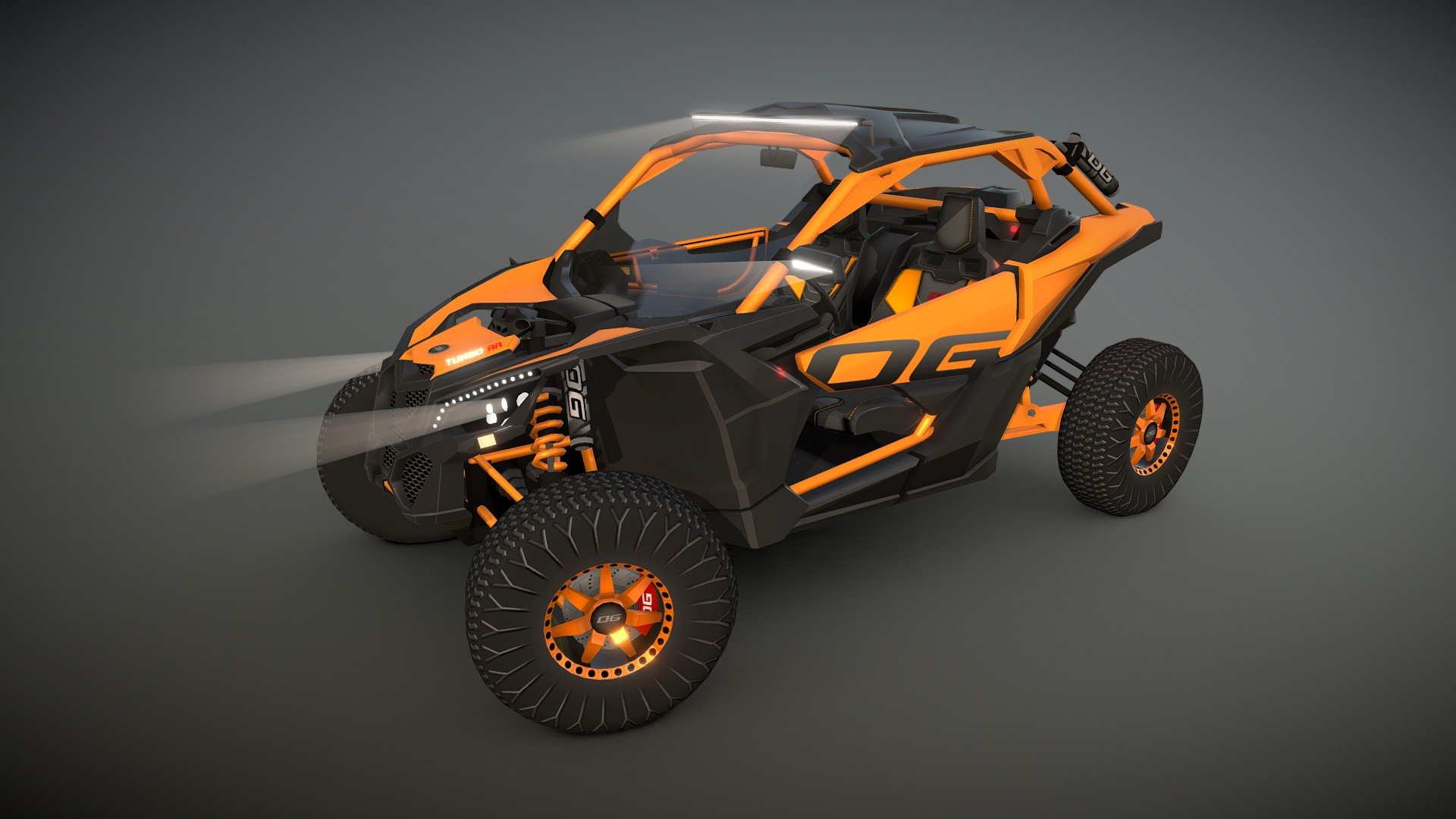 Low poly model for mobile game with interrior and moving parts
15k verts
27k triangles
16k polygons
Textures 256x256 to 2048x2048
Created in blender3d 2022, Photoshop 2022