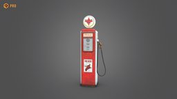 Vintage Gas Pump - PRO Version automobile, truck, transportation, gas, oil, gasoline, vintage, retro, urban, petrol, diesel, dust, automotive, dispenser, fuel, machine, station, gas-pump, gasstation, gaspump, petroleum, gas-station, substancepainter, substance, vehicle, substance-painter, car