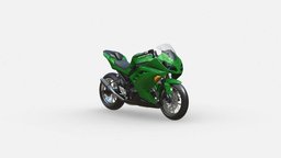 3d model kawasaki-Ninja 300 sportbike, motorcycleenthusiast, aggressivedesign, kawasakininja300, twincylinderengine, beginnermotorcycle, ninjaseries, japanesemotorcycle, dynamicmotorcycle, kawasakibikes