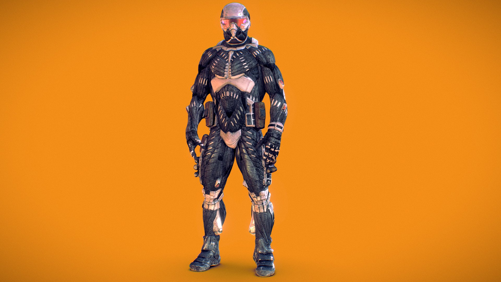 CRYTEK's Nanosuit

originally sculpted in real clay (Super Sculpey)
about 38cm high

paintbrushed and airbrushed

Turntable video: vimeo.com/73569885

4/2013