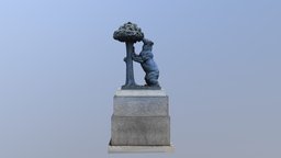 Escultura Oso y el madroño Plaza del Sol Madrid spain, sol, travel, madrid, turism, realitycapture, photogrammetry