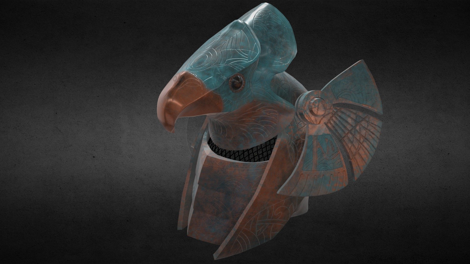 Warrior helmet that is as beautiful to admire as it would be intimidating to encounter.
https://www.artstation.com/kevinmesesan1