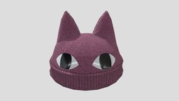 Cat Hat food, accessory, vrchat, substancepainter, substance