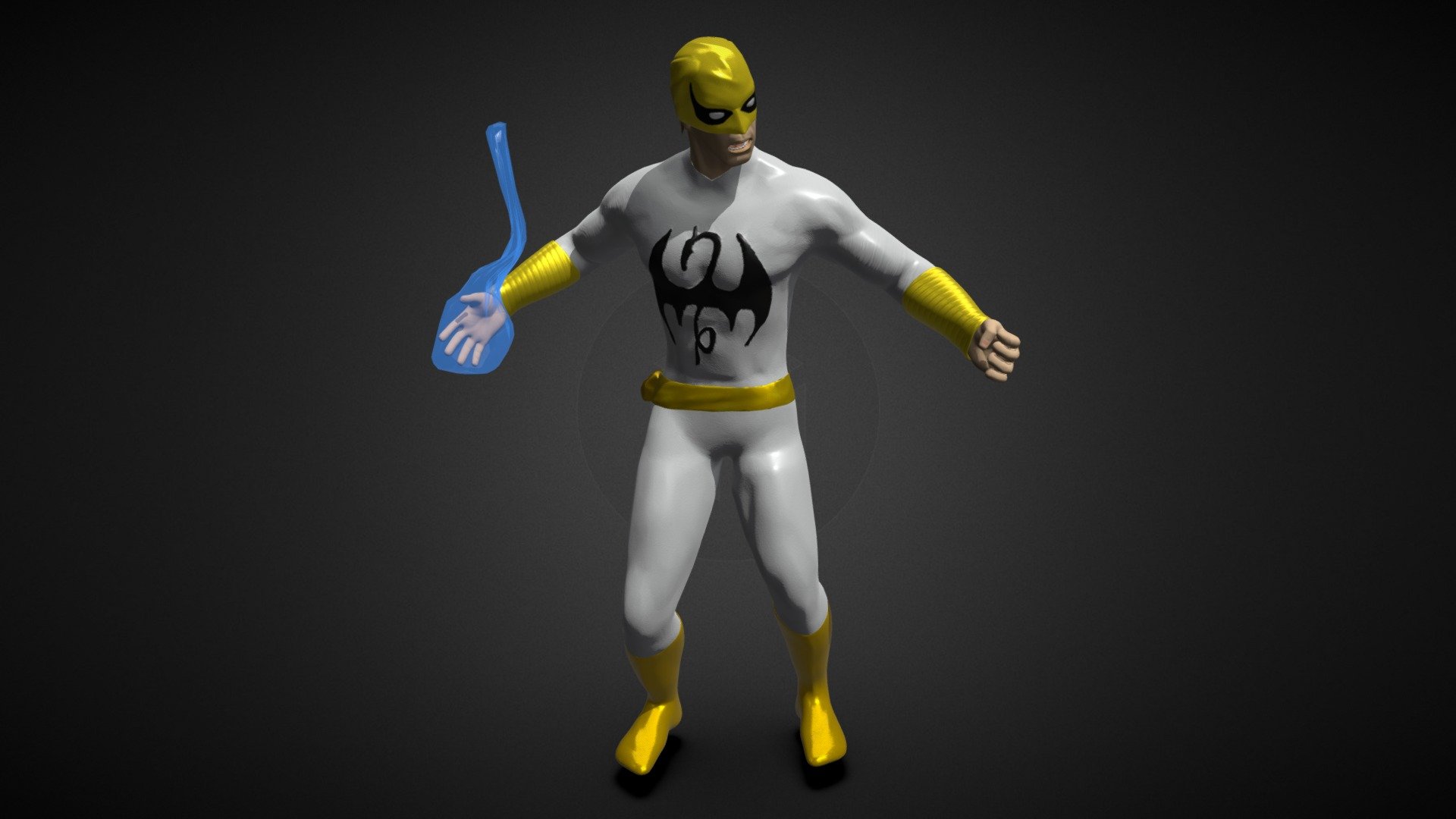 Iron Fist made in zbrush , 2 days model &hellip;
