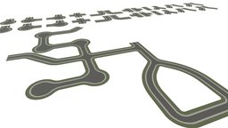Modular Roads track, highway, road, roads, town, path, sidewalk, streets, racing, city, street, modular, race