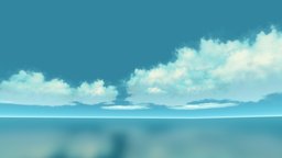 Anime Skybox 7 - Ghibli Day Style sky, 360, cloud, day, ghibli, stylised, manga, hdri, skybox, hdr, panoramic, digitalpainting, skydome, cartoon, texture, anime