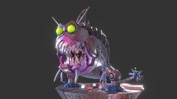 Sharkticon Diorama fanart, transformers, diorama, character