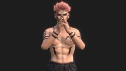 Ryomen Sukuna gojo, jujutsukaisen, sukuna, jujutsu, itadori, ryomen, yuji-itadori