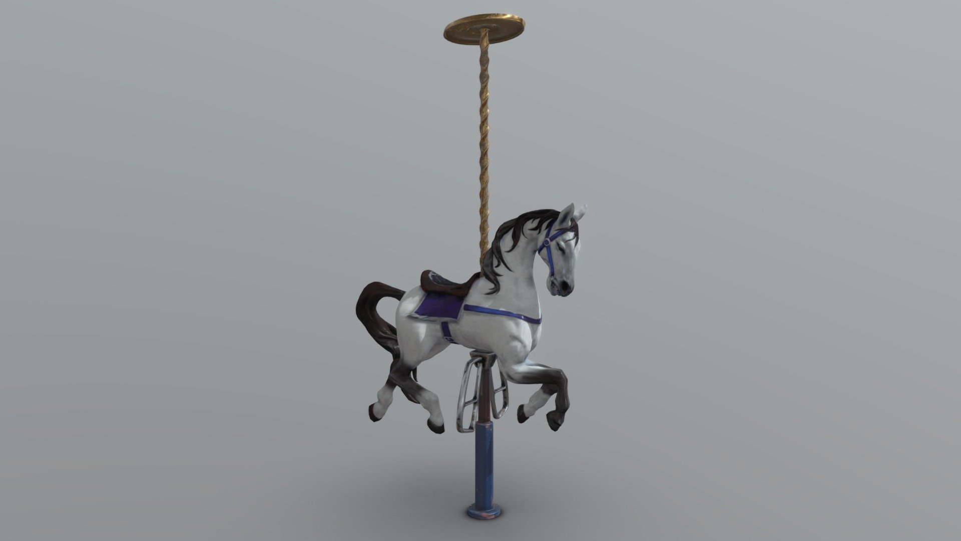 Verticles: 13,845
Tris: 27,619

This was my first time sculpting in Blender and texturing in Substance Painter. I'm very happy to share the results!