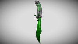 Butterfly Knife Emerald autodesk, games, cs, assets, fps, blades, knives, butterfly, gamedev, emerald, csgo, skins, game-ready, game-asset, assetstore, gameprops, game-model, props-assets, weapon-3dmodel, csgoskins, butterflyknife, csgoskin, csgo-counter-strike-global-offensive, firstpersonshooter, butterfly-knife, fpsknifepack, fpsweapon, knife-blade, knife-props, knife-blade-sword-weapon-weapons-3d-model, fpsguns, skinscsgo, substancepainter, substance, maya, knife, asset, game, 3d, gameasset, 3dmodel, gameready