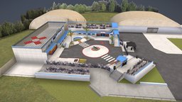 VR Skatepark.  X-Games 2023, Ventura California skateboard, skate, skateboarding, ramp, halfpipe, bmx, skatepark, vert, vr, biker, remake, virtualreality, extreme, course, map, scooter, game-ready, california, skateparkdesign, xgames, skate-park, low-poly, game, lowpoly, street, gameready, x-games, thrasher, vr-game-ready-asset