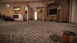 House Interior room, bathroom, bedroom, set, vr, grunge, kitchen, rooms, lightmap, mobilegames, bedrooms, maya, game, photoshop, lowpoly, mobile, cinema4d, interior, livingroom