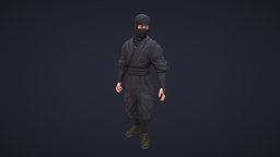 Ninja japan, ninja, shinobi, character, human