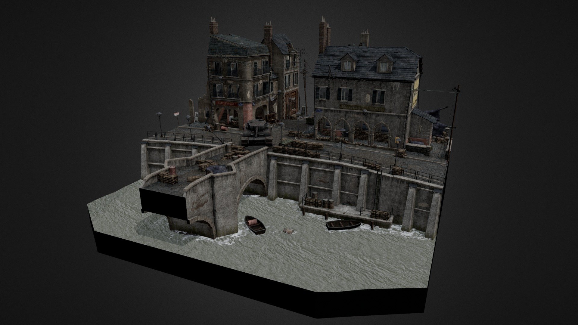 Here's my assignment for the 3D low Poly exam 2019/2020 at Digital Art and Entertainment.

I was inspired by the city of Ramelle in the movie 