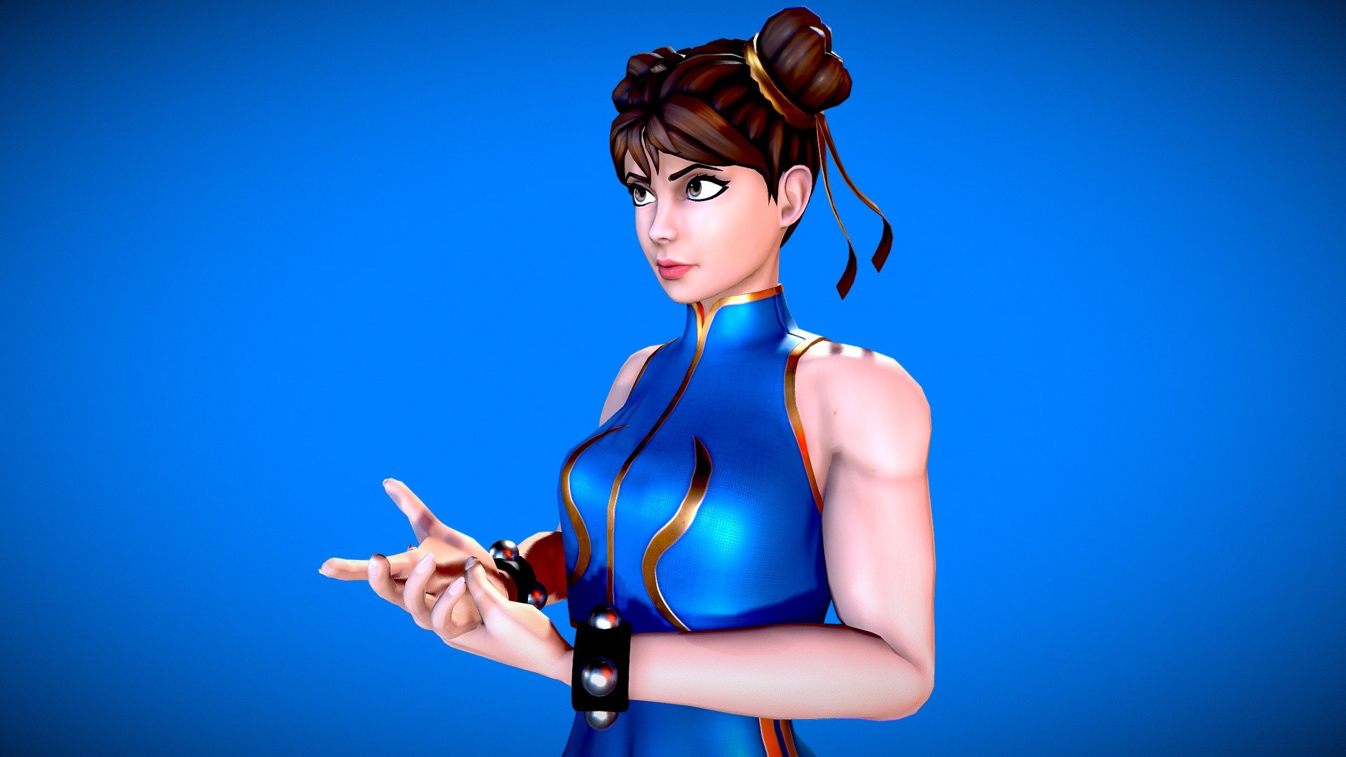 Character in the Street Fighter series.

Animation and 3D-model  made in Blender, texturing in Substance Painter.