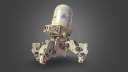 Point Defense Drone drone, mech, phalanx, autonomous, blender, substance-painter, military, laser, robot