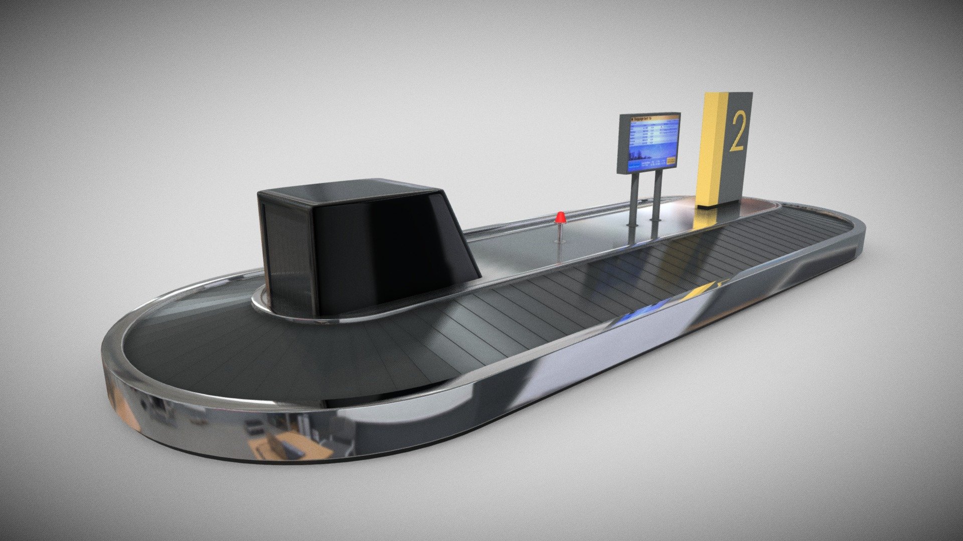 The airport luggage model can be an impressive element for your projects.
low polygon fast rendering, realistic, image, realistic coating