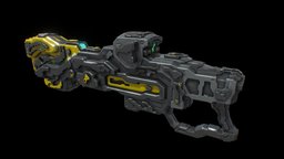Sci fi EMP assault rifle rifle, assault, army, fps, shooter, cyberpunk, ammo, arms, bazooka, combat, cannon, emp, weapon, asset, game, scifi, military, futuristic, gun, war, impuls
