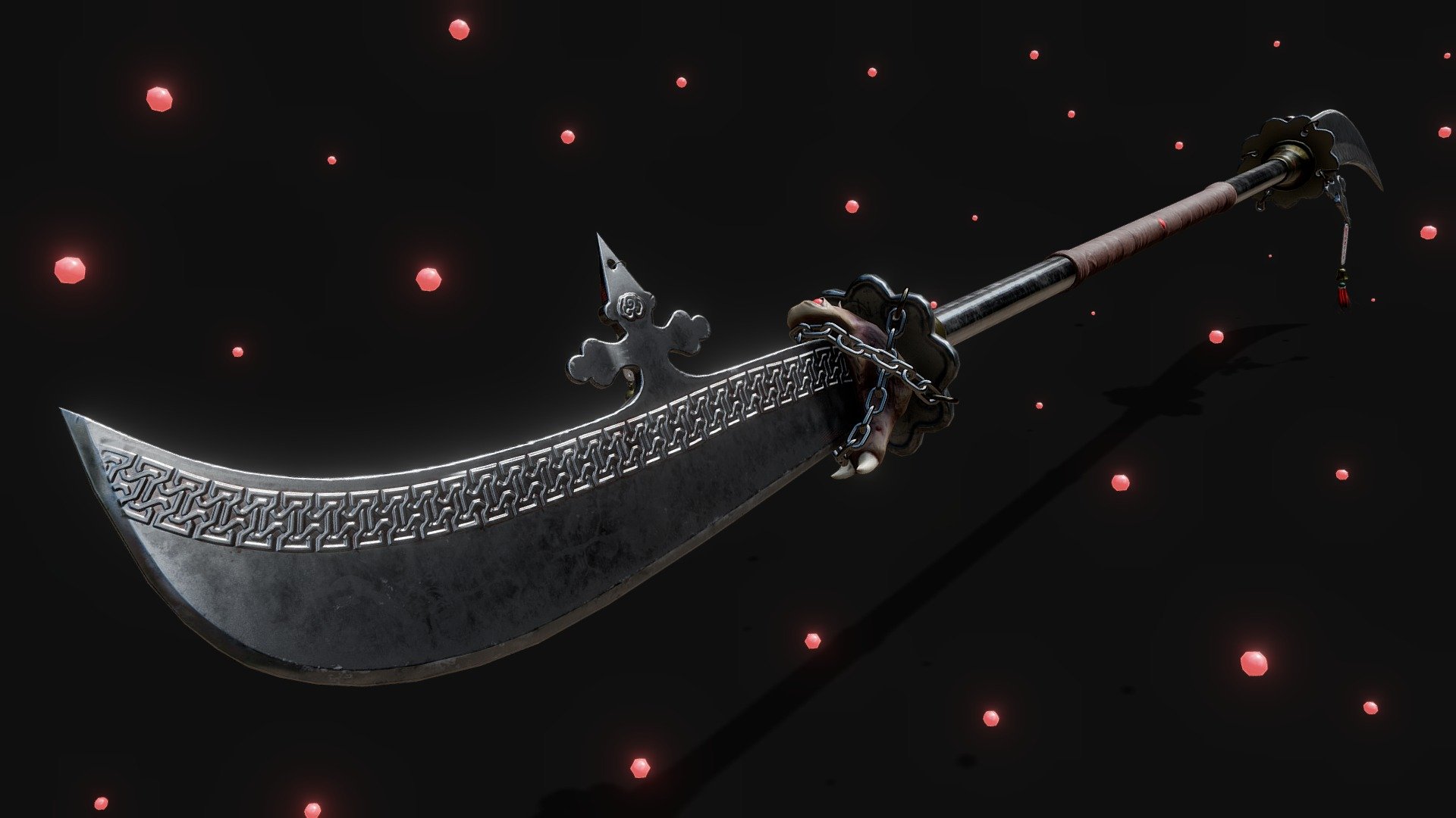 ⚔️ It is my great pleasure to present another model of a sword, the GUAN DAO sword, ready to use on all you need. ENJOY!!! ⚔️

4k Textures | PBR Texturing
.fbx with mapping
.png textures

READY to use on Unity and Unreal Engine ❤️ Awesome for PBR games, indie games, or any other game.

🎉Have fun friends !!!

Maya | ZBrush | Substance Painter | RizumUV | TopoGun 3 | Marmoset ToolBag | PureRef | Unreal Engine 5