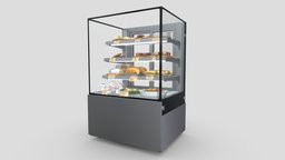 Bromic Ambient Food Display 90 cm food, restaurant, sandwich, display, cafeteria, dish, baked, showcase, toast, dessert, bakery, bagels, bromic