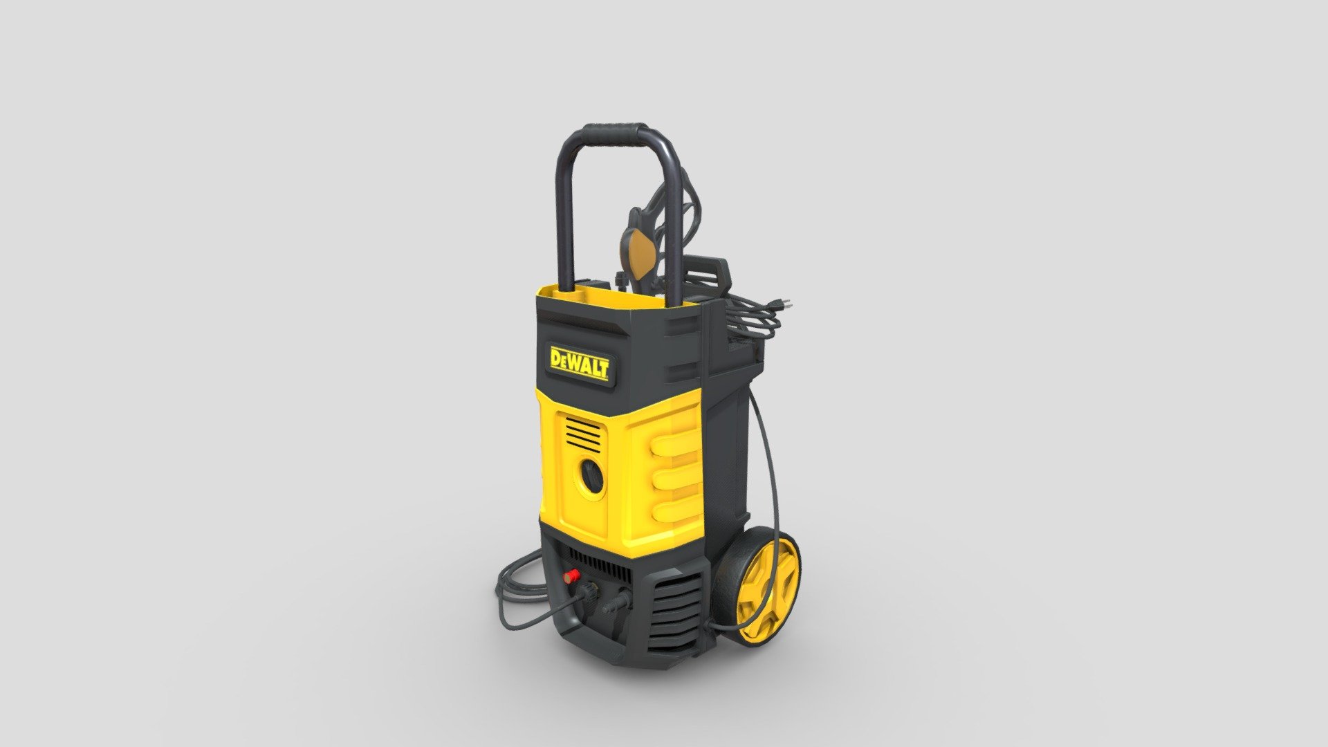 Pressure Washer 3D Model by ChakkitPP.




This model was developed in Blender 2.90.1 with Cycle Render

Unwrapped Non-overlapping and UV Mapping

Beveled Smooth Edges, No Subdivision modifier.


No Plugins used.




High Quality 3D Model.



High Resolution Textures.

Polygons 28,130 / Vertices 27,690

Textures Detail :




2K PBR textures : Base Color / Height / Metallic / Normal / Roughness

File Includes : 




fbx, obj / mtl, stl, blend
