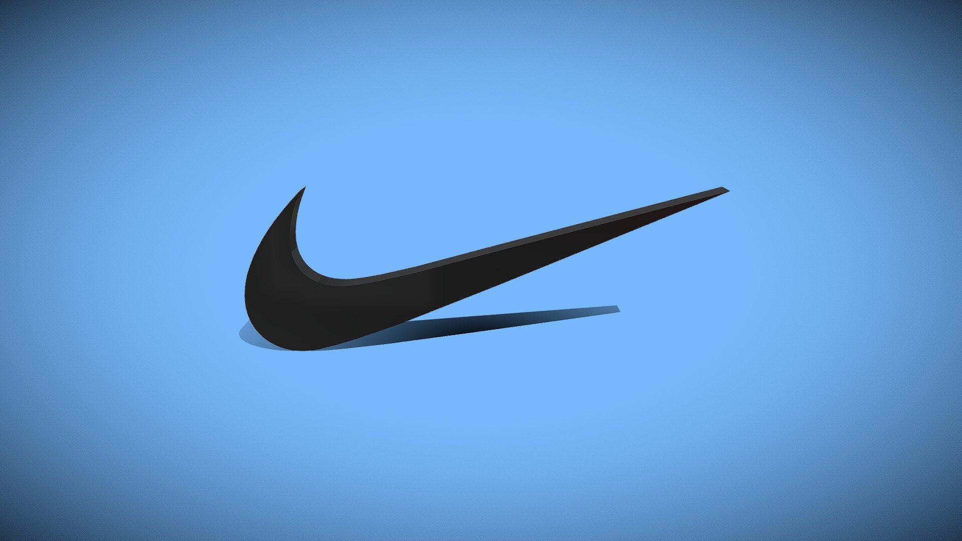 Nike Logo modeled in 3ds max 2017 and rendered in vray 3.4 and keyshot 9.3.

Made with Editable spline and applied mesh later.

Made for Tutorial and compactible as 3D Printable model.

Model Size : 22x8x1cm.

Polys : 446 and Verts : 228.