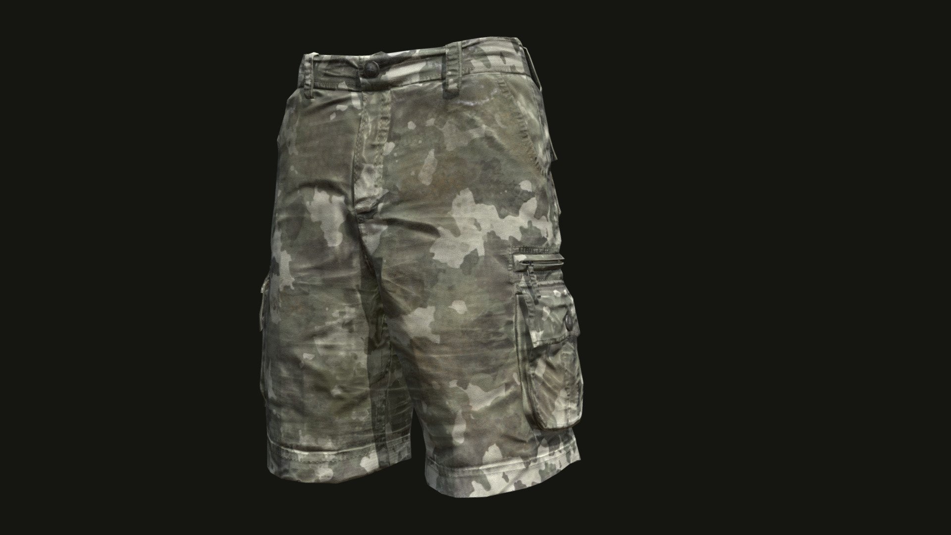ntroducing the ultimate cargo shorts asset that adds a touch of rugged urban fashion to your game world! Crafted with meticulous attention to detail and optimized for performance, this versatile piece is a must-have for any virtual wardrobe. Elevate your character's attire and immerse players in a world where style meets practicality.

🔥 Key Features:
👖 High-Quality Textures: Immerse players in stunning realism with meticulously crafted 4k textures that bring out every thread and fabric detail. From weathered pockets to intricate stitching, every aspect has been refined to perfection.

🎮 Game-Ready Performance: With a lean 4961 tris polycount, these cargo shorts are optimized for seamless integration into your game. Don't compromise on visual quality or performance – these shorts strike the perfect balance!

Painter File Included for Texture changes.
