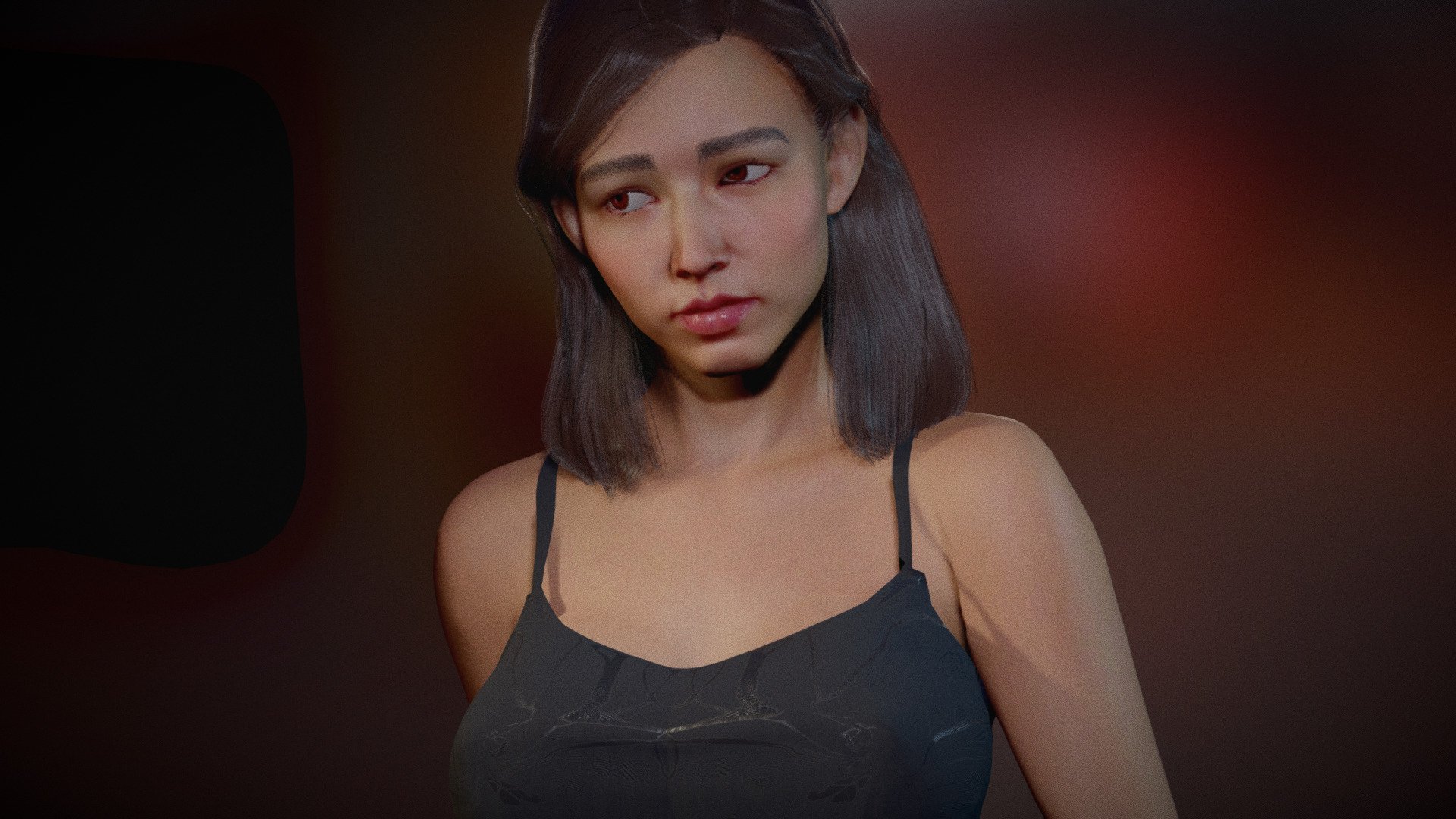 * PLEASE DOWNLOAD THE RAR INSIDE THE ADDITIONAL FILES!!!
Cute Female  woman mixed asian girl in skirt. Rigged Body and face. Subsurface scattering. model in Blender file. Includes two skin shaders and skin peach fur particles. Eevee and cycles.