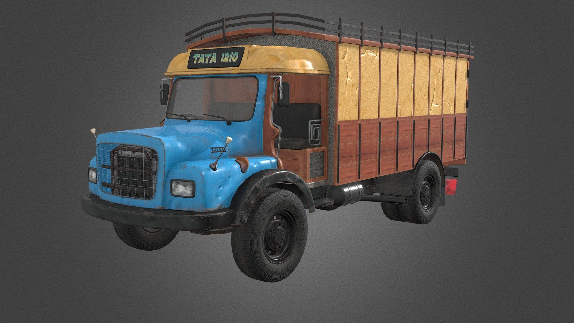 The Tata 1210 is a medium-duty truck produced by Tata Motors. Known for its reliability, it typically has a payload capacity of around 12 tons. The truck is often used for various cargo transport applications and is recognized for its sturdy build and fuel efficiency.
Common Transport Vehicle in Srilanka &amp; India.