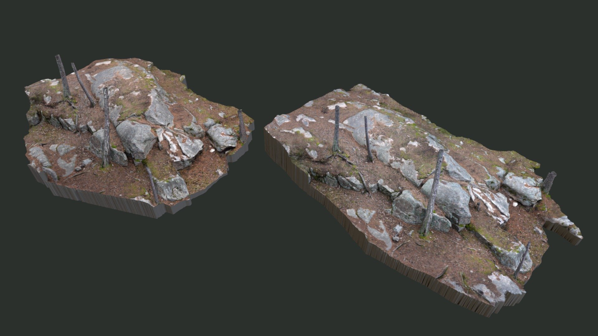 In this test I wanted to test how much there is difference when baking normals and AO from much higher polycount mesh. 

28 million mesh (A7R IV) vs. 16 million mesh (D5300).
Both models have been decimated to 800k meshes.

It was a part cloudy day so i used AWB with both cameras.

Personally i'm surprised that almost double the polycount shows on minimal difference when baking.