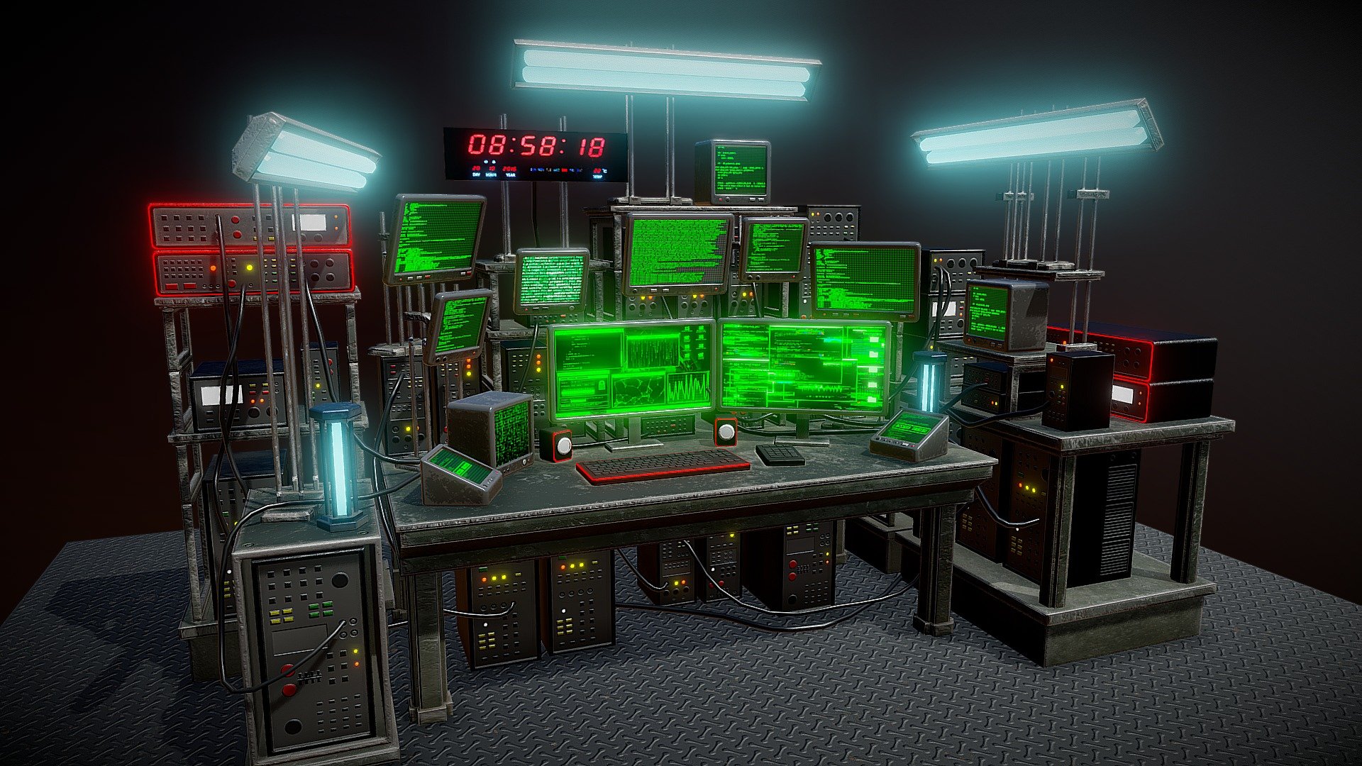 Low-poly Retro Computer Station.

Modeled in Maya, UV mapped and textured.

Available Format: OBJ, FBX.

Thank you so much for your interest!