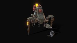 Steampunk Extractor Chair steampunk, mechanical, punk, miner, machines, steam, space