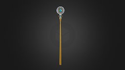 Diorama Weapon wizard, future, staff, diorama, weapon, maya