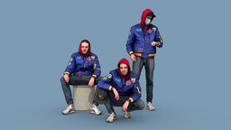 Cheeky Guy in a Blue Bomber Jacket style, cap, japan, bomber, people, sitting, standing, fashion, photorealistic, ny, manhattan, newyork, tokyo, nyc, colour, casual, topgun, tourist, colored, seoul, squatting, usa, student, medicalmask, cityzen, topgunfashion