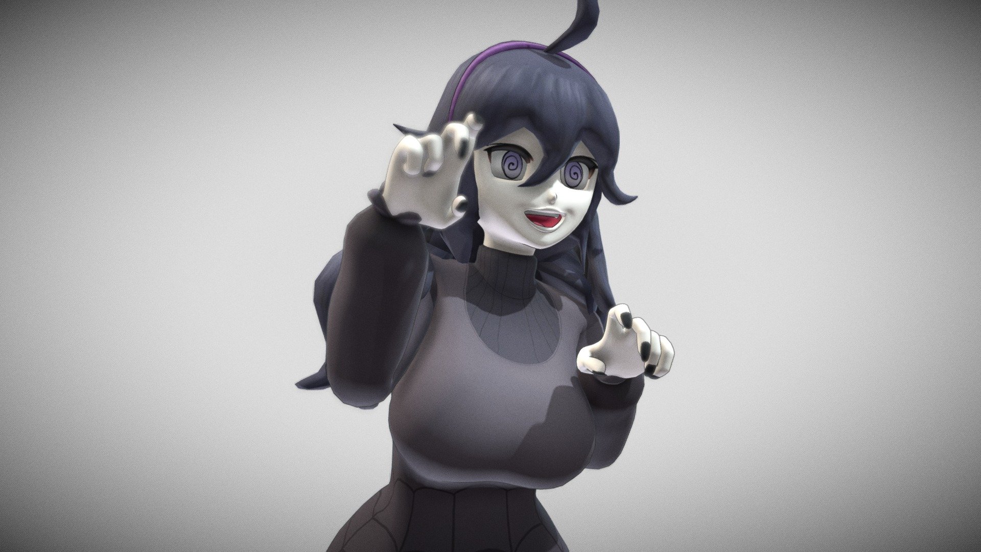 Here is my new version of the Hex Maniac from Pokemon